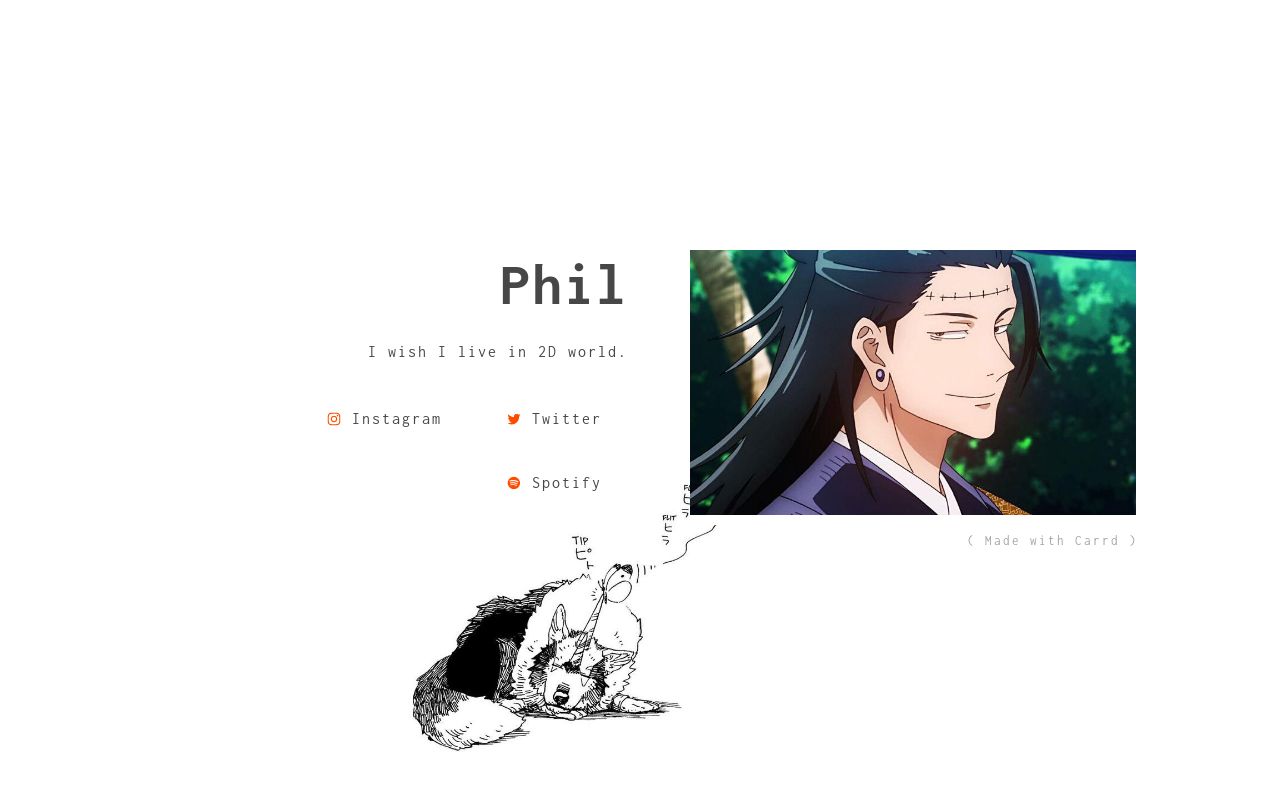 Carrd profile picture for @philly